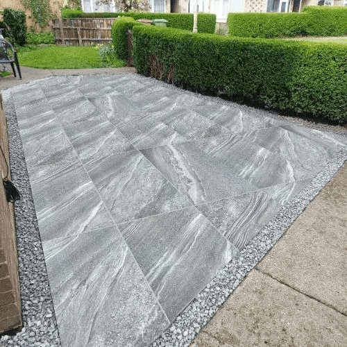 Cross Over Grey Porcelain