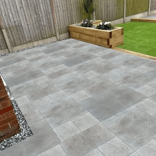 Dark Grey Limestone Paving