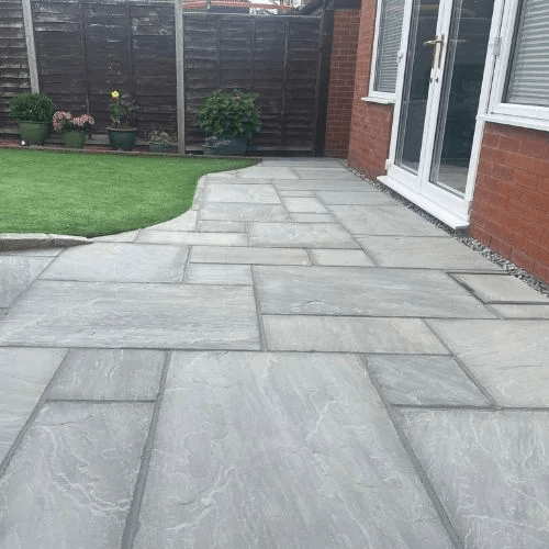 Kandla Grey Natural Sandstone Paving
