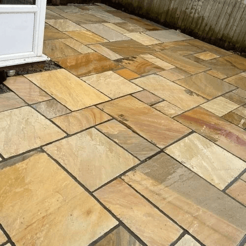 Mint Fossil Sandstone Natural Paving