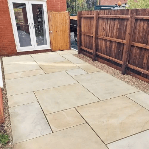 Mint Multi Honed Sandstone Natural Paving