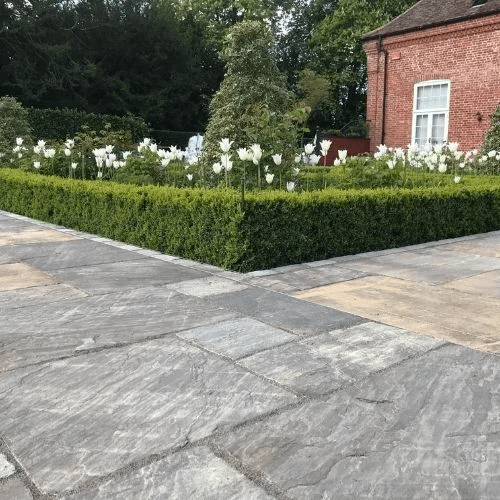 Sagar Black Natural Sandstone Paving