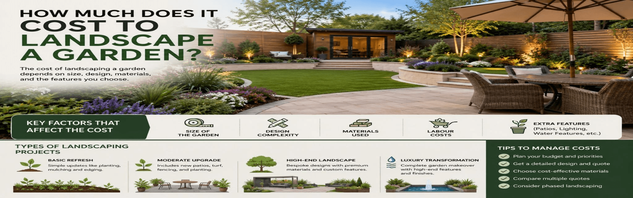 How Much Does It Cost to Landscape a Garden?